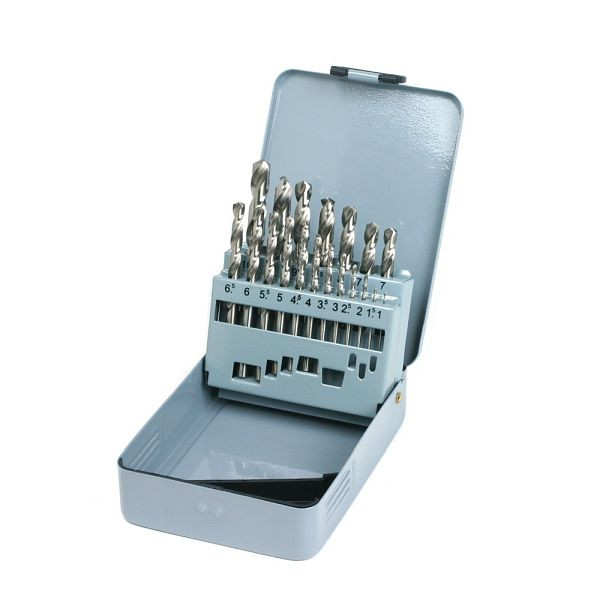 GSR spiraalborenset 19-delig rechts DIN 338 HSS-G 1 mm - 10 mm, 08343100