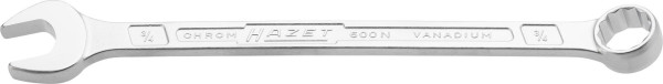 Hazet combinatiesleutel, extern dubbel zeskantprofiel, 3/4", 600NA-3/4