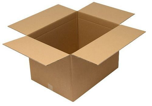 TransPak golfkartonnen vouwdoos 2-wandig, binnenmaat 600 x 450 x 400 mm, formaat A2, kwaliteit 2.30BC, VE 10, 299383