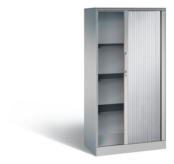 C+P rolluikkast Asisto, H1639xB800xD435mm, kleur: wit aluminium, beugelgreep, 4 OH, 143013-000 S10056