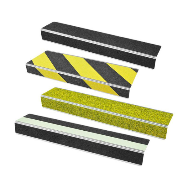 Stone HGS antislip trapneusprofiel -WT-5409-, 800 mm/geel, afmetingen (HxD): 25 x 100 mm, 37110