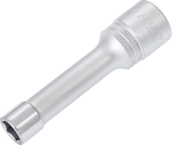 Hazet dop, zeskant, hol vierkant 12,5 mm (1/2"), 10 mm, lang type met karteling, 900LG-10