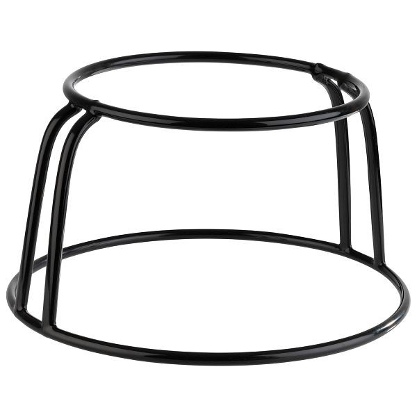 APS buffetstandaard -FRIDA-, Ø 23 - 30,5 x 17 cm, metaal, PVC, zwart, met antisliplaag, passend voor artikelnummer, 85230 + 85231, 33282