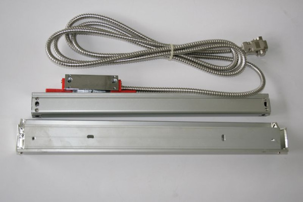 ELMAG glazen meetlat model KA 500/120 voor digitale positieweergave SINOIP53 slag 120 mm, inbouwlengte 232 mm, 88822