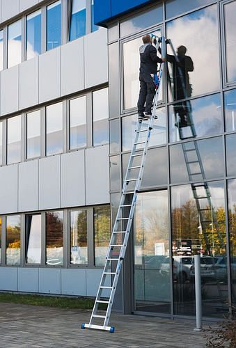 Krause opsteekladder van aluminium, set van 4, 20 treden, R 13, 307648