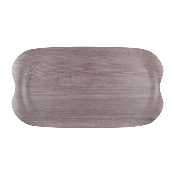 Roltex Wave dienblad grijs hout 43 x 23cm, DS020