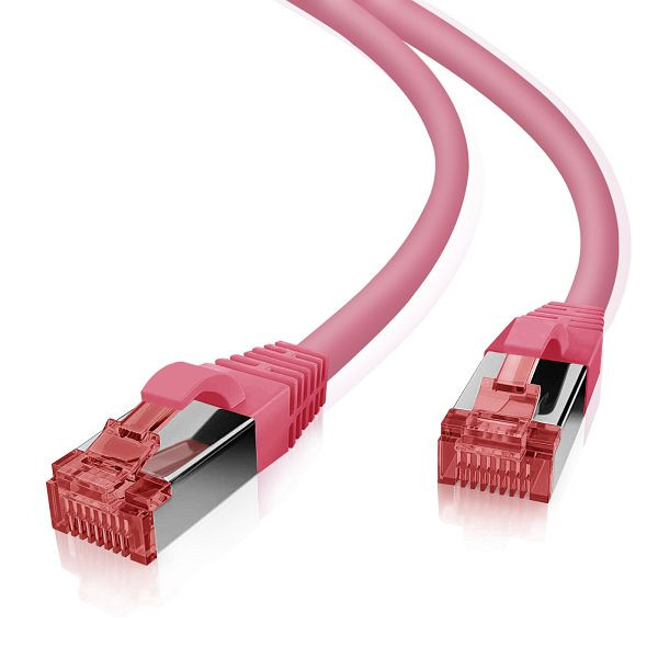 Helos patchkabel S/FTP Cat 6 Magenta 1,5m, 118042