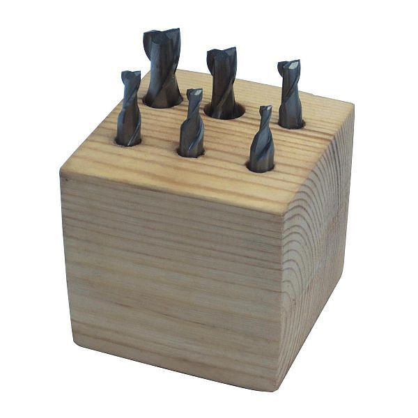 Holzmann vingerfreesset 2 snijkanten 6 stuks/3-10mm, FFS6