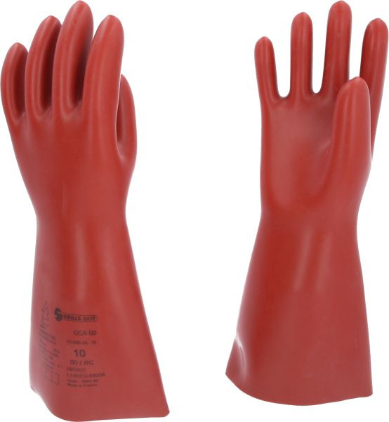 KS Tools Elektriciensbeschermhandschoen met mechanische en thermische bescherming, maat 10, klasse 00, rood, 117.0084