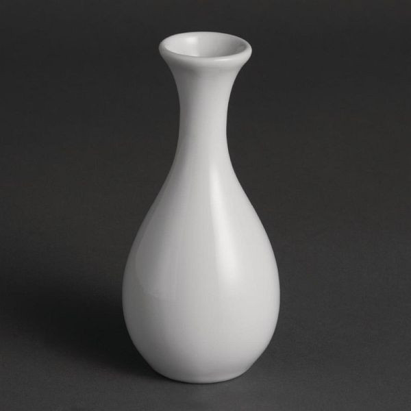 Olympia whiteware bloemenvazen 12,5cm, VE: 12 stuks, B437