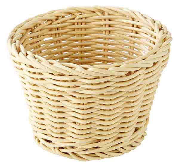 APS mand, rond, Ø 13 cm, hoogte: 10 cm, polypropyleen, lichtbeige, -PROFI LINE-, 50620