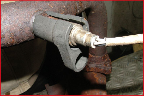 KS Tools 1/2'' lambdasonde dop, gleuf, 6-kant, 22 mm, 150.2125
