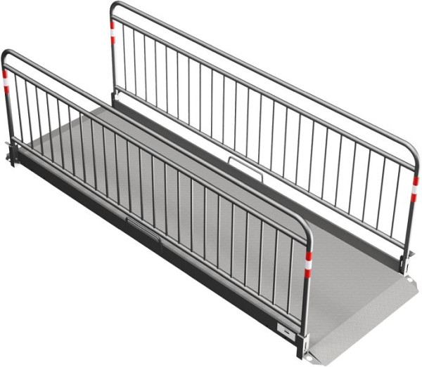Schake sleufbrug “Secure” van aluminium, breedte: 1,00 m, lengte: 3,20 m, 20283-S