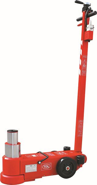 TDL 2-traps luchthydraulische krik, draagvermogen 80.000 / 40.000 kg, inclusief 3 adapterstukken, AJ-80T2C