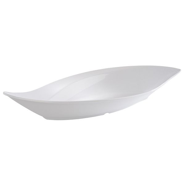 APS kom -LEAF-, 42 x 19,5 cm, hoogte: 6,5 cm, melamine, wit, 1 liter, 84200