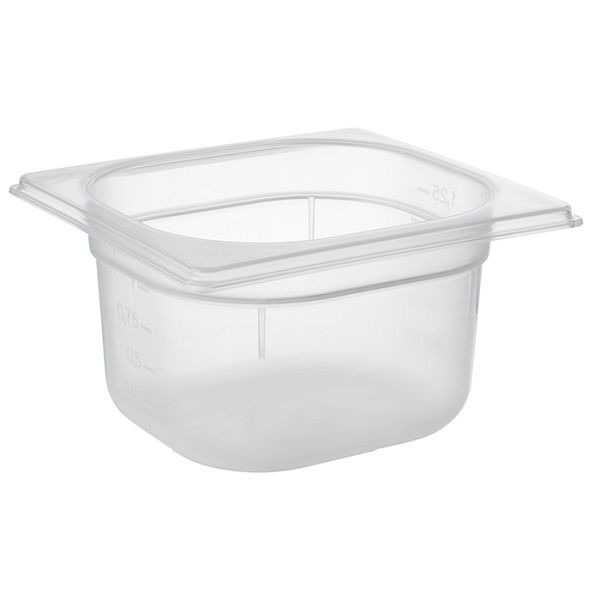 APS GN 1/6 bak, 17,6 x 16,2 cm, diepte: 100 mm, polypropyleen, 1,5 liter, 82138