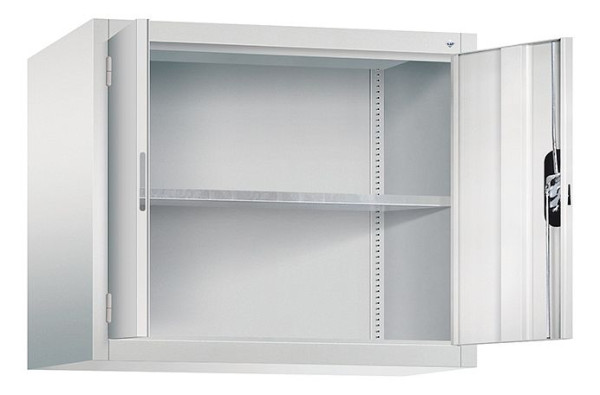 C+P bovenkast Acurado, H790xW930xD500mm, kleur: lichtgrijs, verzonken handgreep, 9285-009 S10108