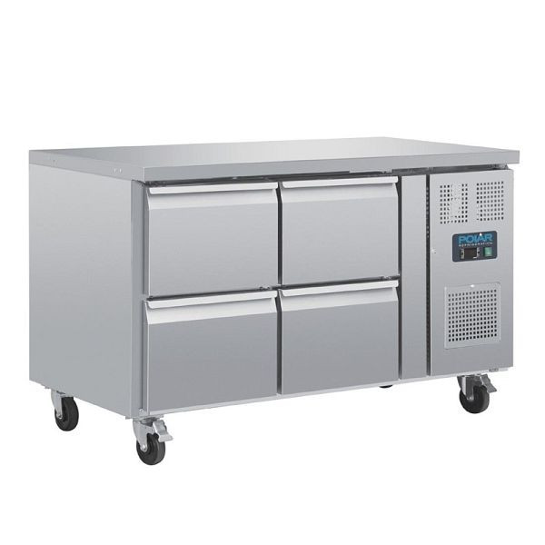 Polar 4 lades gekoelde toonbank 314L, DA547
