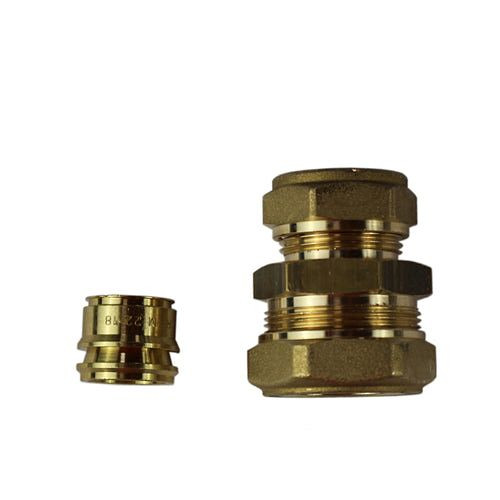 Environ knelfitting messing DN20 x 18/22 koper, ENDN20XCU1822