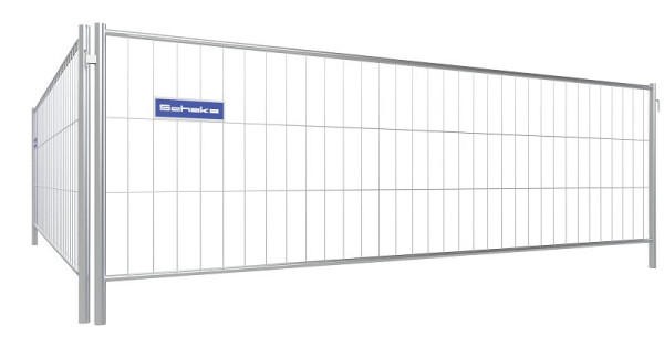 Schake bouwhek “Profi”, met haken en ogen, breedte: 3,50 m, hoogte: 1,20 m, 3B1236H