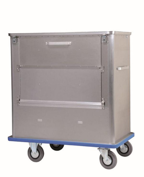 Gmöhling transportwagen met gedeeld deksel, PVC bumper en opklapbare 3-delige langswand G®-TRANS D 1539 / 1050 SCU, 1050 l, 220153914
