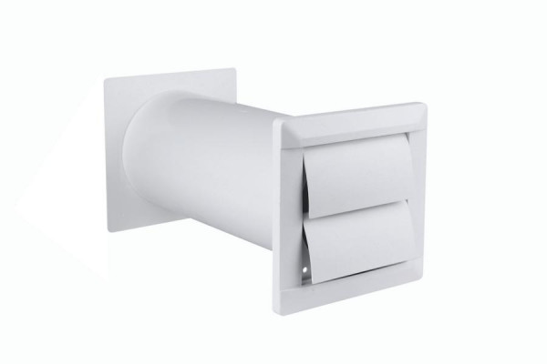 Marley telescopische buis met afsluitklep voor aansluiting op flexibele slang/buis, wit, Ø 100 mm, 061528