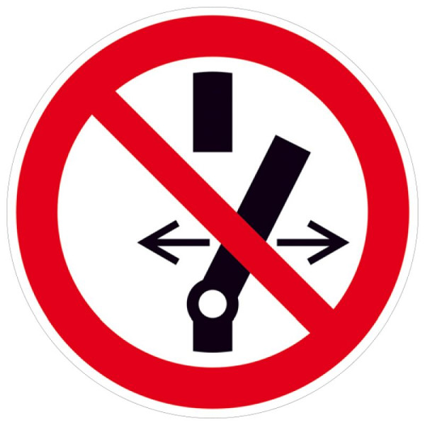 Stein HGS HGS elektrische markering/verbodsbord schakelen verboden, 200 mm / magneetfolie, 36.a6255