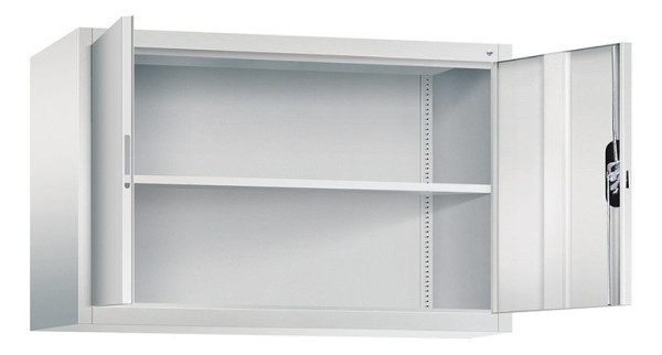 C+P bovenkast Acurado, H790xB1200xD400mm, kleur: lichtgrijs, verzonken handgreep, 9465-000 S10166