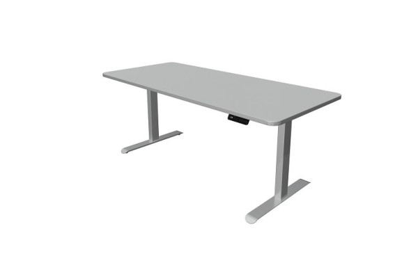 Kerkmann zit-statafel, Move 3 Premium, B 1800 x D 800 mm, elektrisch in hoogte verstelbaar van 720-1210 mm, lichtgrijs, 10331511