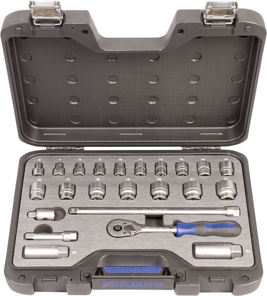 Projahn 3/8" PROJAHN professionele dopsleutelkoffer 23 stuks, 3903802