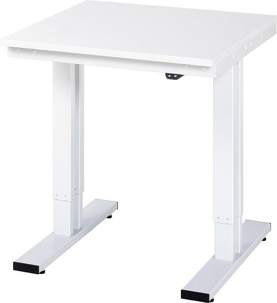 RAU werktafel serie adlatus 300 (elektrisch in hoogte verstelbaar), melamine plaat, 750x720-1120x800 mm, 08-WT-075-080-M