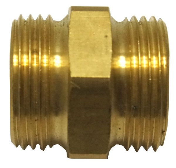 AEROTEC cilindrische dubbele nippel, 3/4 inch, 10.134.20