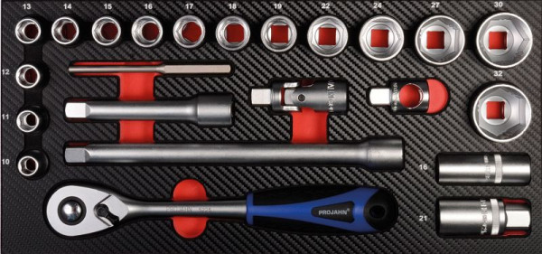 Projahn 1/2"Xi-on gereedschapset inzet 23 delig, 5999-531