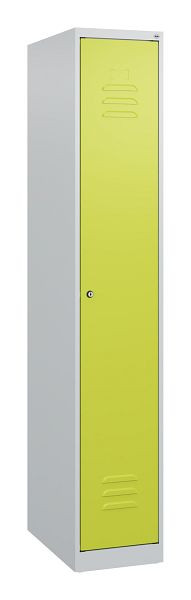 C+P luierkluis Classic PLUS met middenwand, 1700x300x500mm, 7035/0024, cilinderslot, 0800007-10F S10022