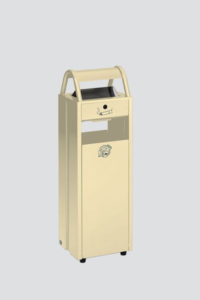 VAR afvalbak / asbak B 30, ivoor, 45021