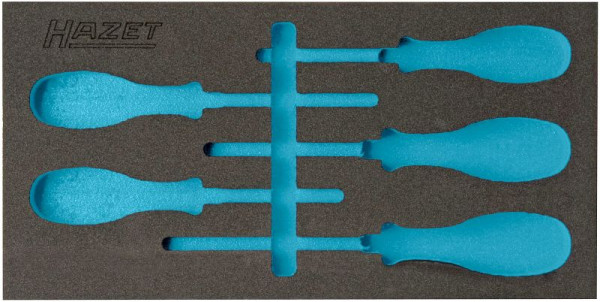 Hazet 2-componenten zachtschuiminleg, voor 163-264/5, afmetingen / lengte: 342 mm x 172 mm, 163-264L