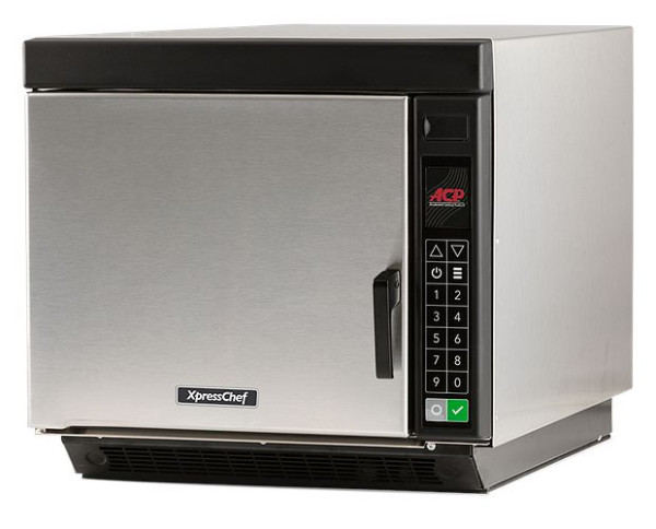 XpressChef JET514 combi-magnetron met hoge snelheid, 1400 W magnetronvermogen, 2700 W heteluchtovenvermogen, 100 programmeerbare kookprogramma's, 101.128
