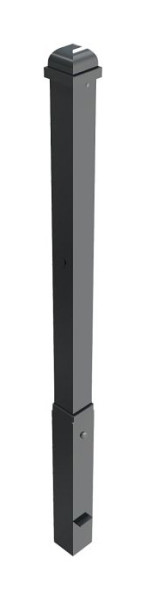 Schake style tuinpaal stalen buis 70 x 70 mm serie 473B, afneembaar, zelfvergrendelend slot, 473ZB