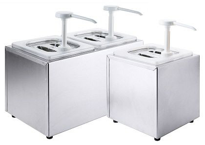Contacto frame voor sausdispenser zonder GN bak, zonder pomp, 1325/835