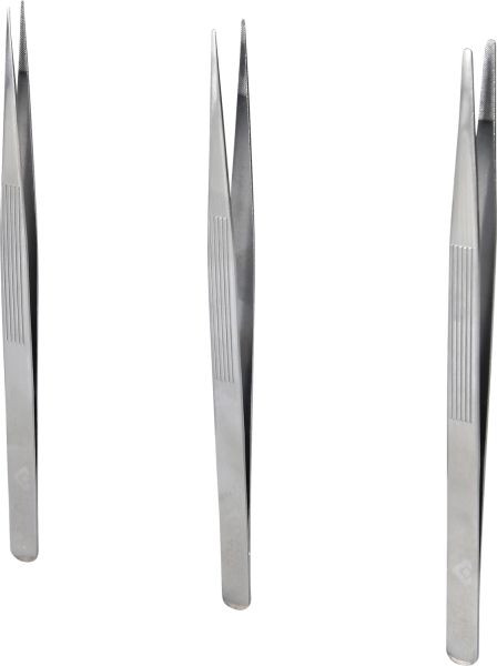 Brilliant Tools 3-delige pincetset, BT067905