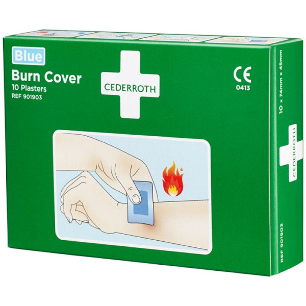 Stone HGS hydrogelpleister, -Cederroth Burn Cover-, voor kleine en lichte brandwonden, cu1006