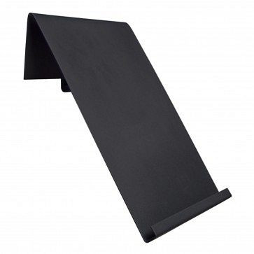 ADB brochurehouder, geschikt voor europerforatie (10x10 mm / 38x38 mm), kleur: zwart, RAL 9005, 73189