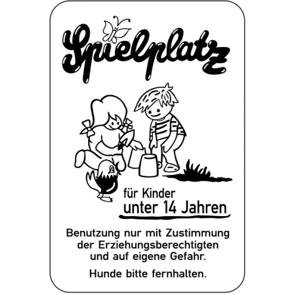 Stone HGS speciaal bord, speeltuin voor kinderen onder de 14 jaar, 400 x 600 mm, 14896