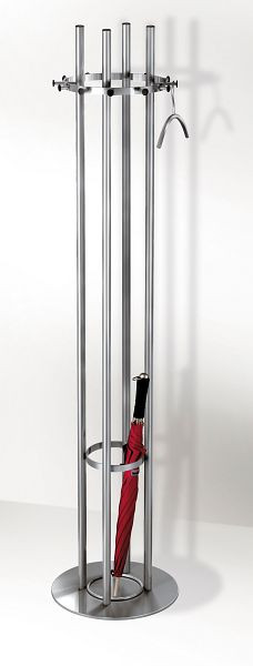Kerkmann kapstok Aristo, Ø 400, H 1700 mm, RVS, 30604581