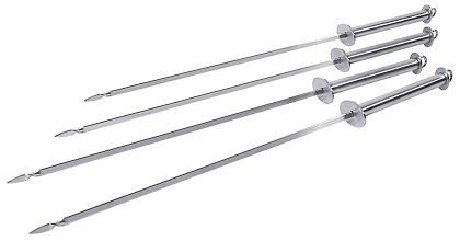 Contacto barbecuespiesen 45 cm, VE: set van 4 stuks, 455/450