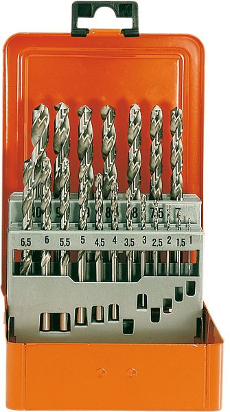 Projahn boorcassette HSS-G 19 stuks 1-10 / 0,5 mm TURBO, 60314