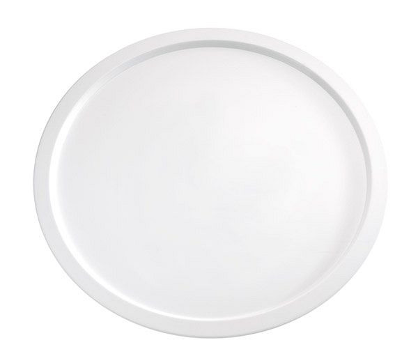 APS dienblad -PURE-, Ø 38 cm, hoogte: 2,5 cm, melamine, wit, 83869