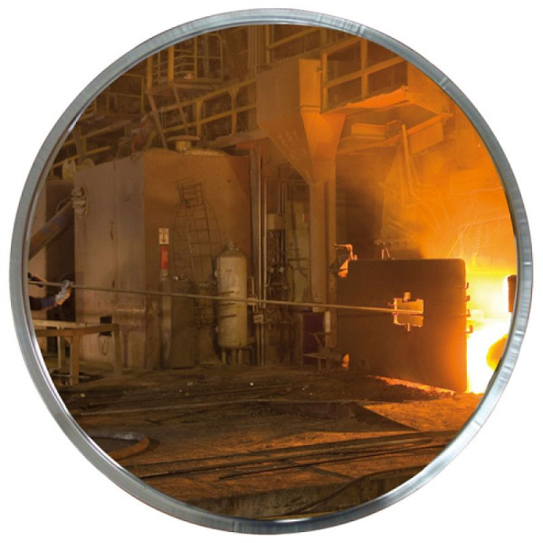 Stone HGS industriespiegel Vialux® voor bijzondere omgevingen, ronde, universele beugel van staal, 32846