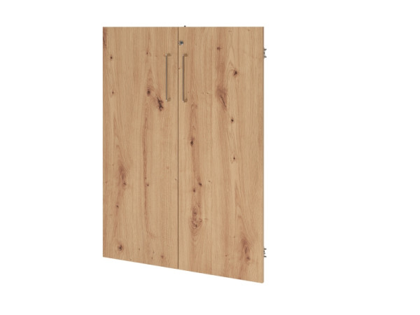 Hammerbacher FlexWall deurpaar 80 cm, 3 OH, BS, knoestig eiken, VFWT38/R/BS
