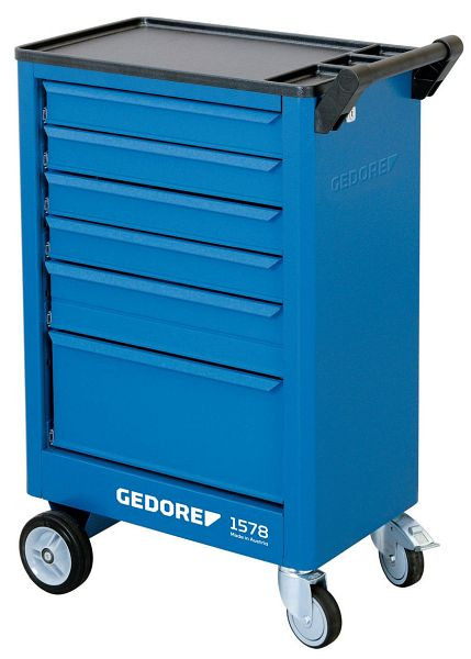GEDORE gereedschapswagen met 6 laden, 375 x 605 x 930 mm, 9018140